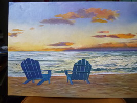 fin de journée sur la plage