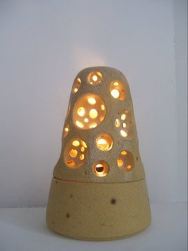 The ceramic lamp