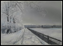 Saint Petersbourg glacé