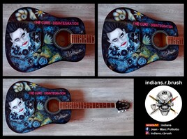 guitar airbrush ... The CURE disintégration ... indians.r.brush