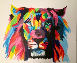 Lion Pop art