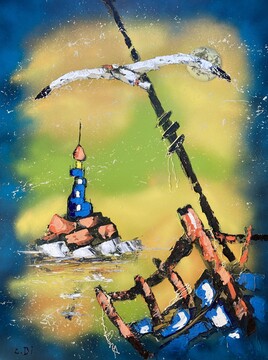 Le phare pench&eacute;