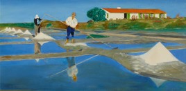 La r&eacute;colte du sel de r&eacute;