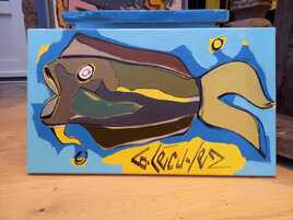 peinture poisson bretagne