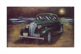 Green Rod on The Beach