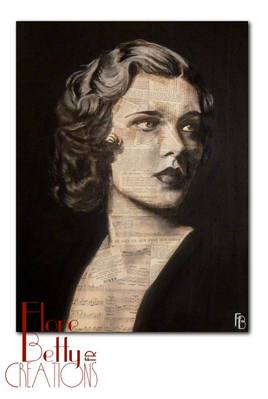 Tableau, portrait de Drucilla Strain 1930