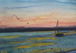 A l'aube - Baie de Somme