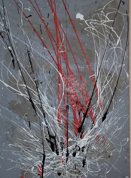 tableau art contemporain abstrait