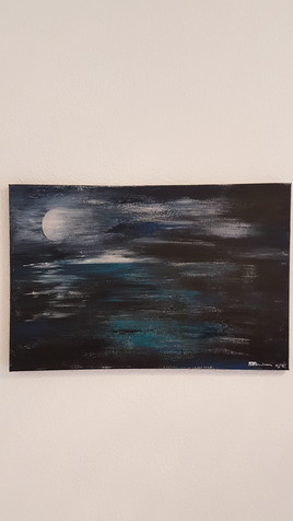 Au large d'un lune pleine