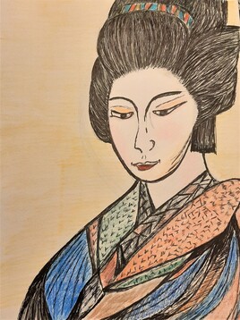 Traditionnelle Geisha