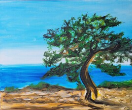 Arbre au bord de la mer Arbre au bord de la mer