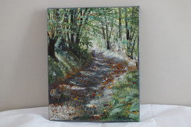 Sous bois ( automne ) chemin montant