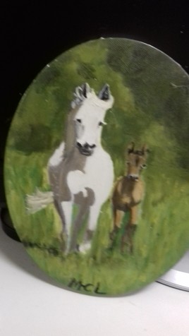 Maman et son poulain