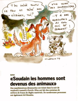 On n'insulte pas les animaux...