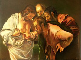 Reproduction L'Incrédulité de saint Thomas -Caravaggio