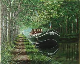 le batelier &agrave; la p&ecirc;che