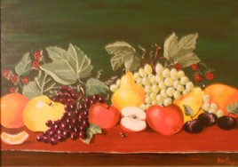 La table aux fruits.
