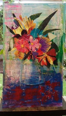 Bouquet collage