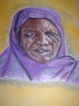 Vieille femme malienne