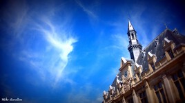 Nuage en forme d'ange Mairie de Saint Denis