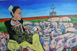 dans la prairie où tu allaites