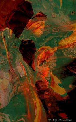 Le Monsieur a la cane suspendue.