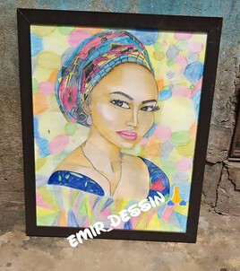 Femme africaine beaut&eacute;