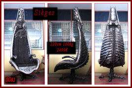 Si&egrave;ge d'acier.