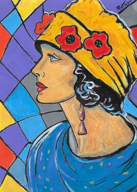 Madame toute en couleurs