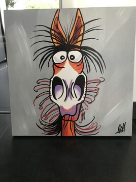 T&ecirc;te cheval fumoristique