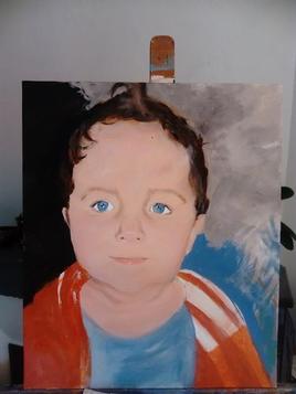 portrait en cours