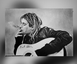 Portrait Kurt Cobain