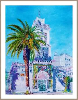 Le palmier de la mosquée Sidi Soufi, Béjaia.