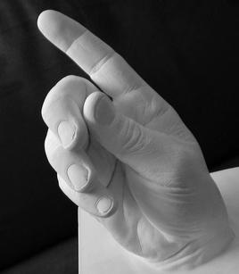 Empreinte main Sergio Tomassi