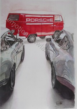 Le combi de Claude chez Magnus Walker