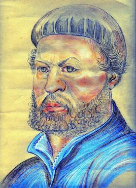 Portrait de peintre Holbein le jeune
