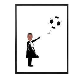Mbappé au ballon de foot