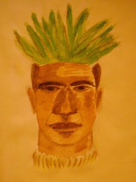 Portrait d'un Polynésien