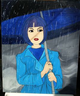 Girl from the rain
