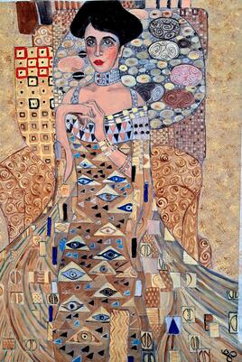 Ad&egrave;le Bloch-Bauer d'apr&egrave;s G. Klimt