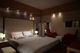 Zdjęcie stylowej sypialni