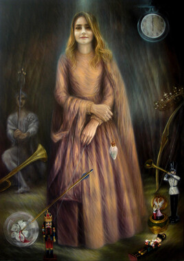 "The Hunt". Huile sur toile 140x100cm