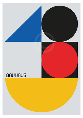 Art Bauhaus, Figures géométriques - Ref=11