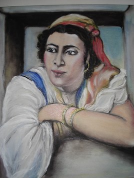 Femme &agrave; la fen&ecirc;tre