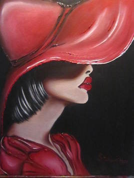 la femme au chapeau rouge