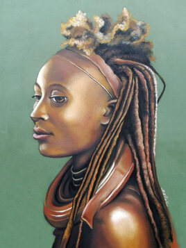 Portrait de Himba de Namibie
