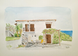 Maison d'amis en grece