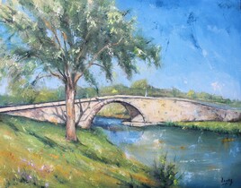 Le pont neuf sur la canal du Midi