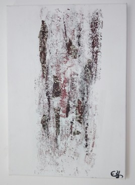 Toile acrylique et collage