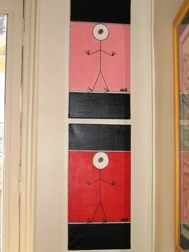 One human race - Pink & Red